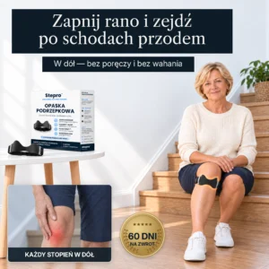 Stepro™ — opaska podrzepkowa z pelotą silikonową PointLock™ — zestaw 2 opaski